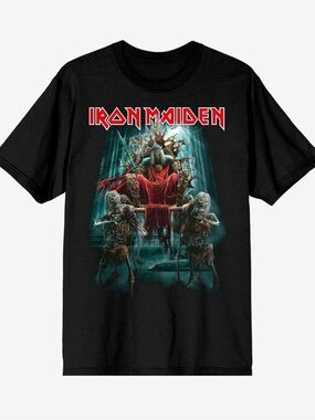 Iron Maiden Magic Black Graphic Tee Gathering Nekusar Eddie Artwork